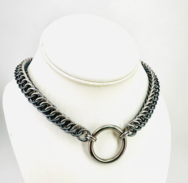 Flat Chainmaille O-Ring Day Collar