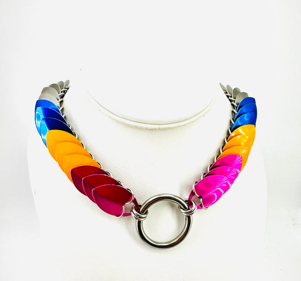 Scale Chainmaille O-Ring Day Collar