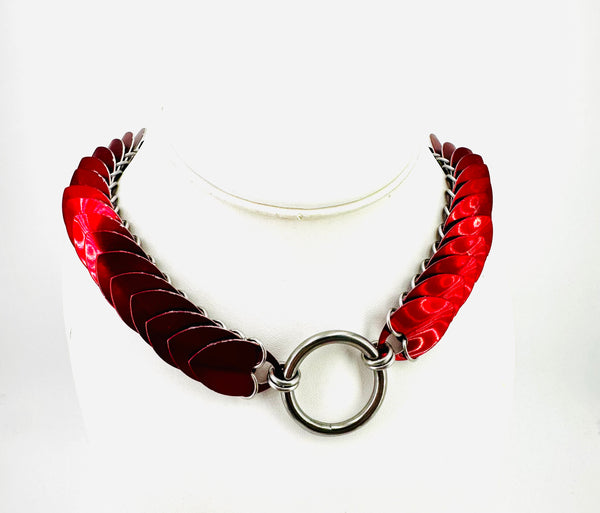 Scale Chainmaille O-Ring Day Collar