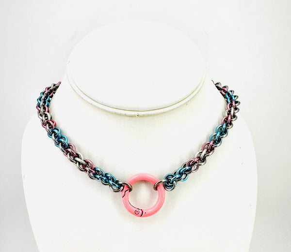 Delicate Chainmaille O-Ring Day Collar