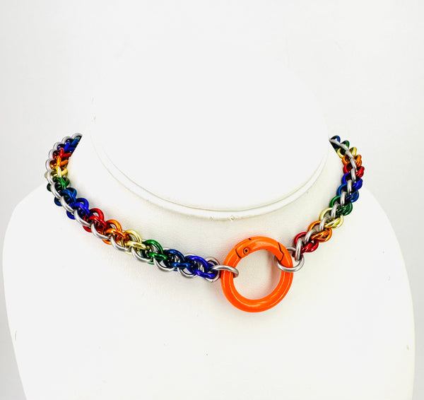 Delicate Chainmaille O-Ring Day Collar
