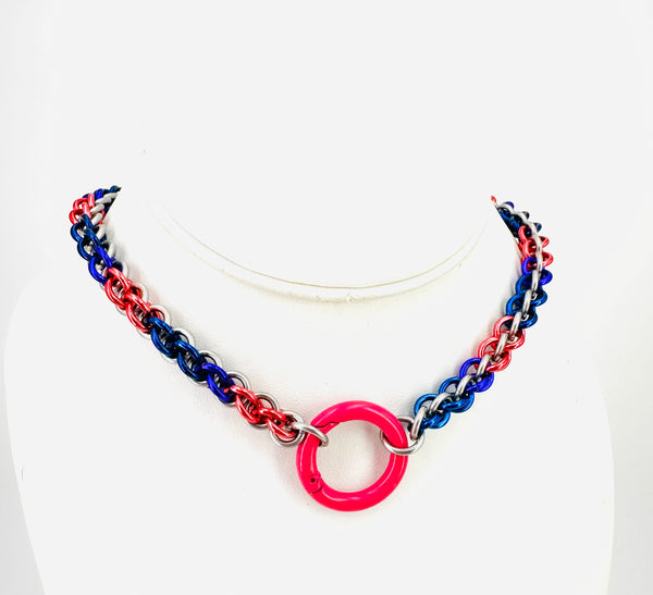 Delicate Chainmaille O-Ring Day Collar