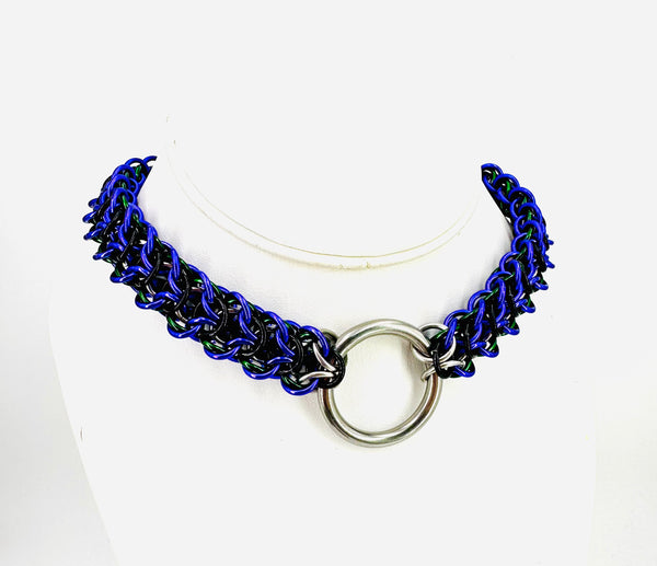 Elf Weave Chainmaille O-Ring Day Collar