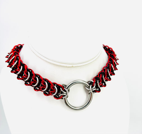 Elf Weave Chainmaille O-Ring Day Collar