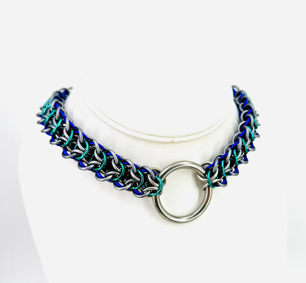Elf Weave Chainmaille O-Ring Day Collar
