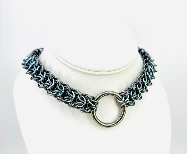 Elf Weave Chainmaille O-Ring Day Collar