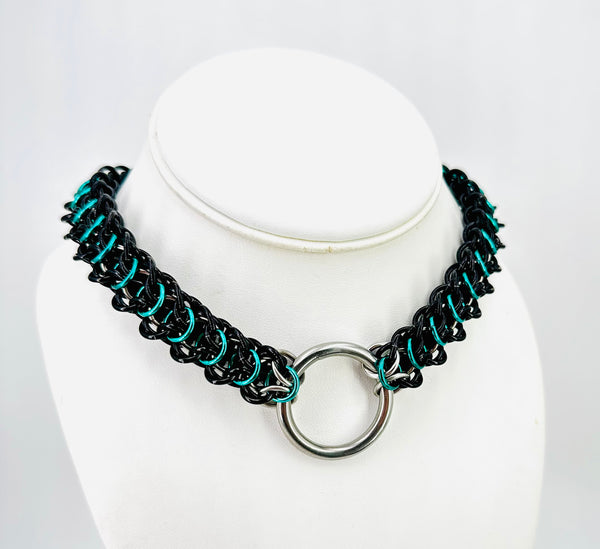 Elf Weave Chainmaille O-Ring Day Collar