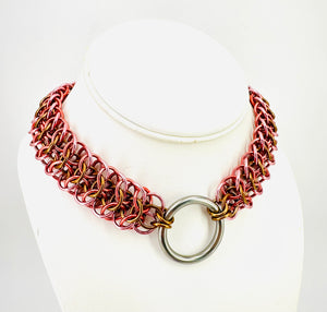 Interwoven Chainmaille O-Ring Day Collar