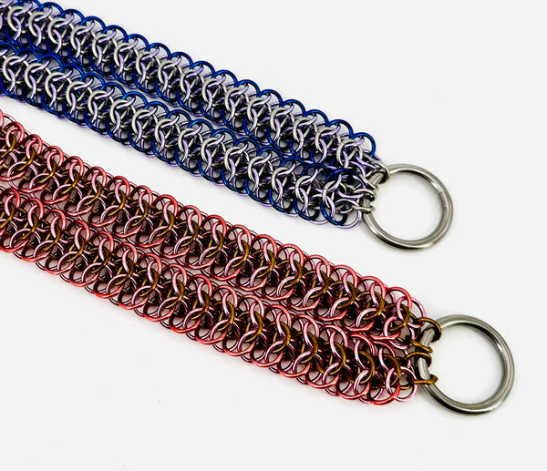 Interwoven Chainmaille O-Ring Day Collar