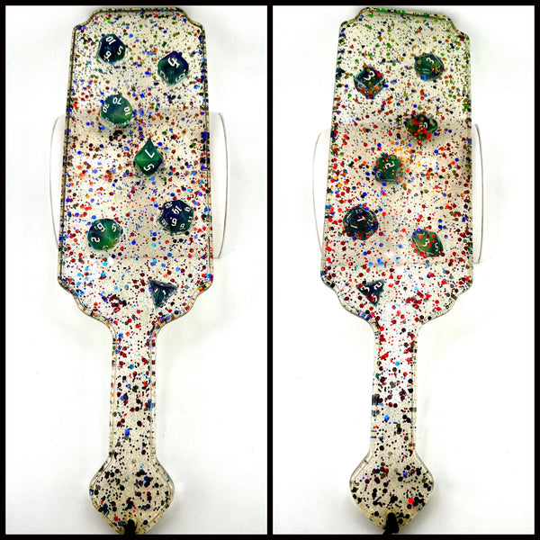 Resin Dice Paddles (multiple varieties)