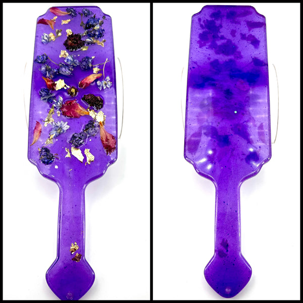 Resin Paddles with Dried Flowers (multiple varieties)