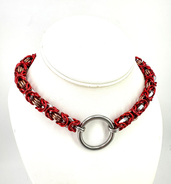 Byzantine Chainmaille O-Ring Day Collar