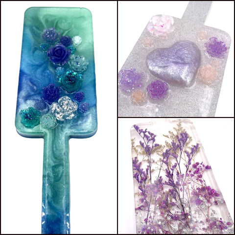 Heavy Resin Paddles with Intricate Details (multiple varieties)